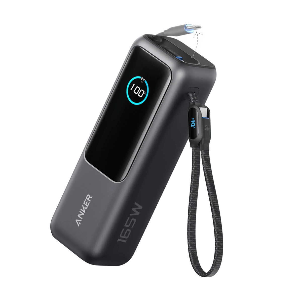 Anker Laptop Power Bank (25K, 165W, Built-In and Retractable Cables) - Trustymall