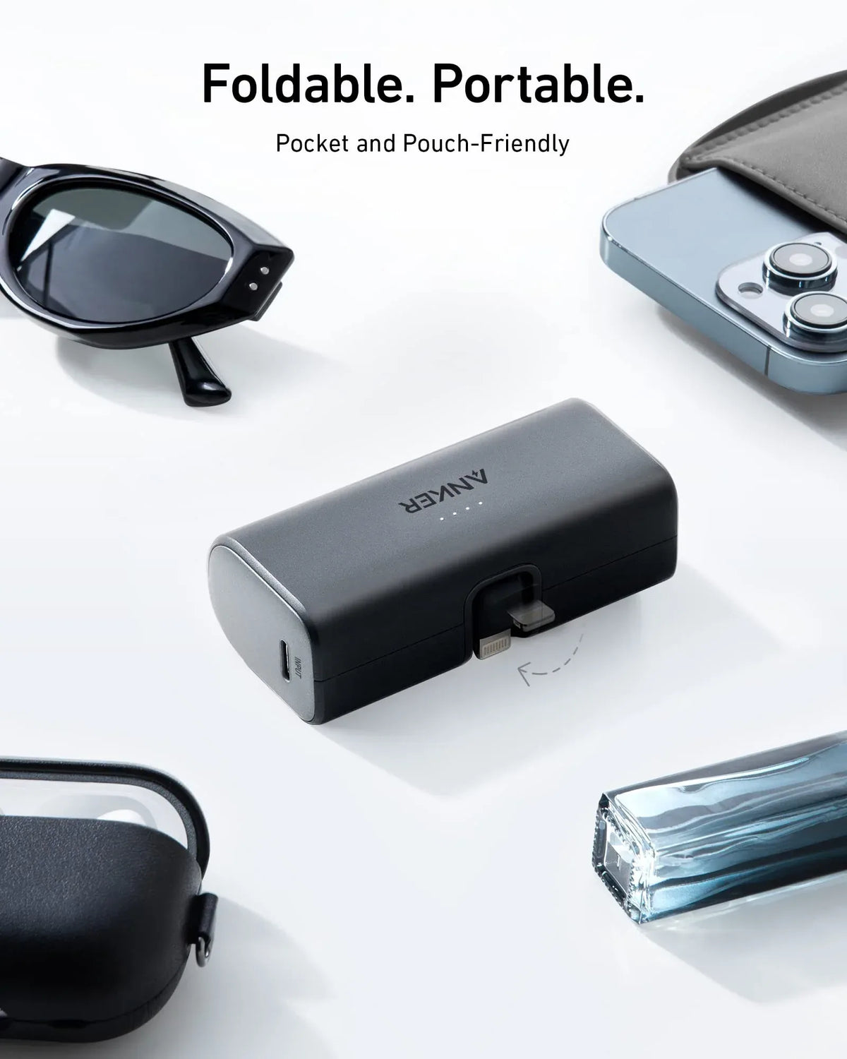 Anker Nano Power Bank (12W, Built-In Lightning Connector) - Trustymall