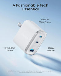 Anker Nano Charger (70W, 3 Ports) - Trustymall