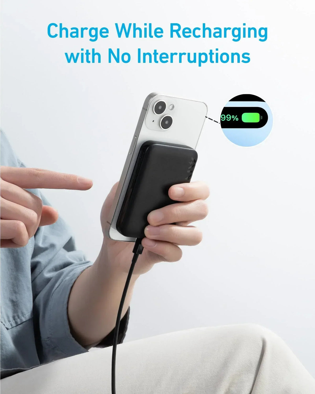 Anker 321 MagGo Battery (PowerCore Magnetic 5K) - Trustymall