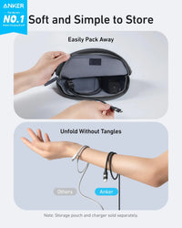 Anker USB-A to USB-C Cable (3 ft/6 ft, Upcycled-Braided) - Trustymall