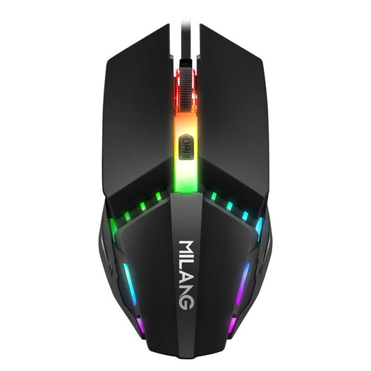 Wired mouse USB illuminated desktop computer laptop computer gaming and competitive mouse
