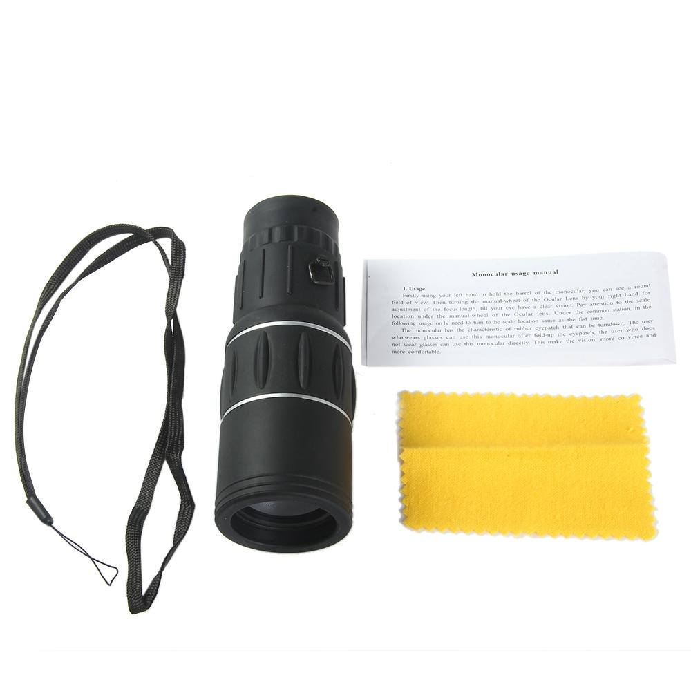 Beileshi 16 x 52 Dual Focus Monocular Spotting Telescope Zoom Optic Lens Binoculars Coating Lenses Hunting Optic Scope