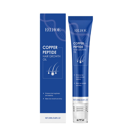 Blue Copper Peptide Hair Care Essential Oil, Moisturizes Dry Hair And Smooth Hair Massage Hair Care Essence