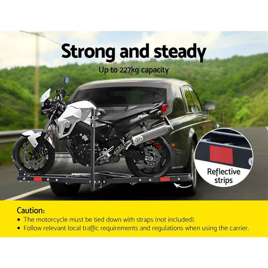 Giantz Motorcycle Motorbike Carrier Rack Ramp 2