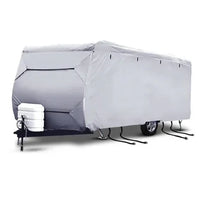 Weisshorn 16-18ft Caravan Cover Campervan 4 Layer UV Water Resistant - Trustymall