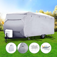 Weisshorn 16-18ft Caravan Cover Campervan 4 Layer UV Water Resistant - Trustymall