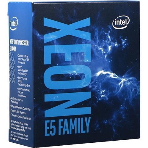Intel Xeon E5-2637v4 quad-core processor with 3.5GHz clock speed, shown in boxed retail packaging