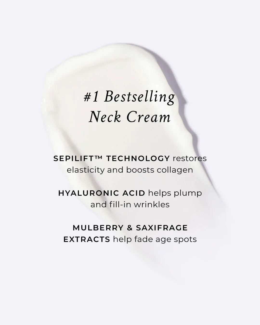 After image showing firmer, tighter neck and decolletage skin post-treatment.