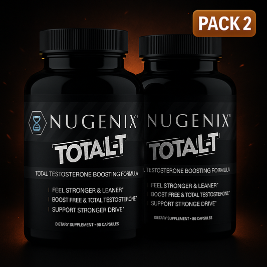 Nugenix Total-T - Free & Total Testosterone Booster - 90 Count (Two Pack)