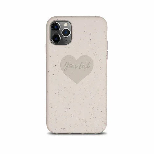 Biodegradable Personalized Phone Case - Natural White - Trustymall