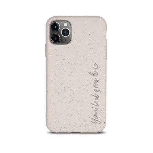 Biodegradable Personalized Phone Case - Natural White - Trustymall