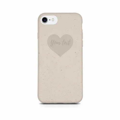 Biodegradable Personalized Phone Case - Natural White - Trustymall