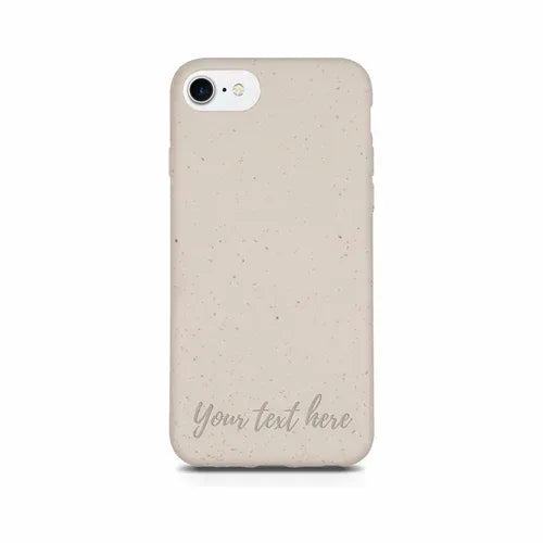 Biodegradable Personalized Phone Case - Natural White - Trustymall