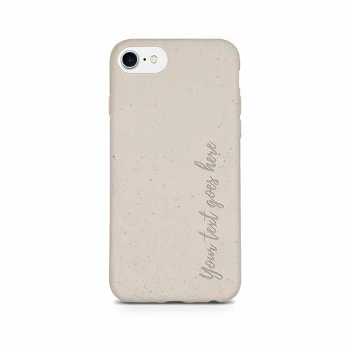 Biodegradable Personalized Phone Case - Natural White - Trustymall