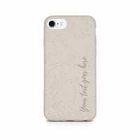 Biodegradable Personalized Phone Case - Natural White - Trustymall