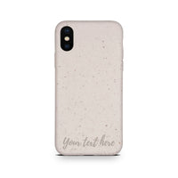 Biodegradable Personalized Phone Case - Natural White - Trustymall