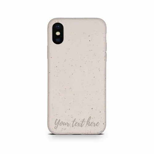 Biodegradable Personalized Phone Case - Natural White - Trustymall