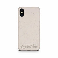 Biodegradable Personalized Phone Case - Natural White - Trustymall