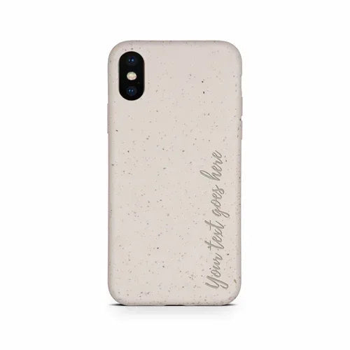 Biodegradable Personalized Phone Case - Natural White - Trustymall