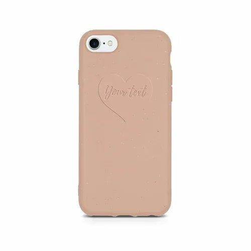 Biodegradable Personalized Phone Case - Pastel Pink