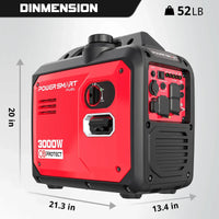 Close-up of generator’s output ports including RV-ready outlets, USB, and DC ports.
