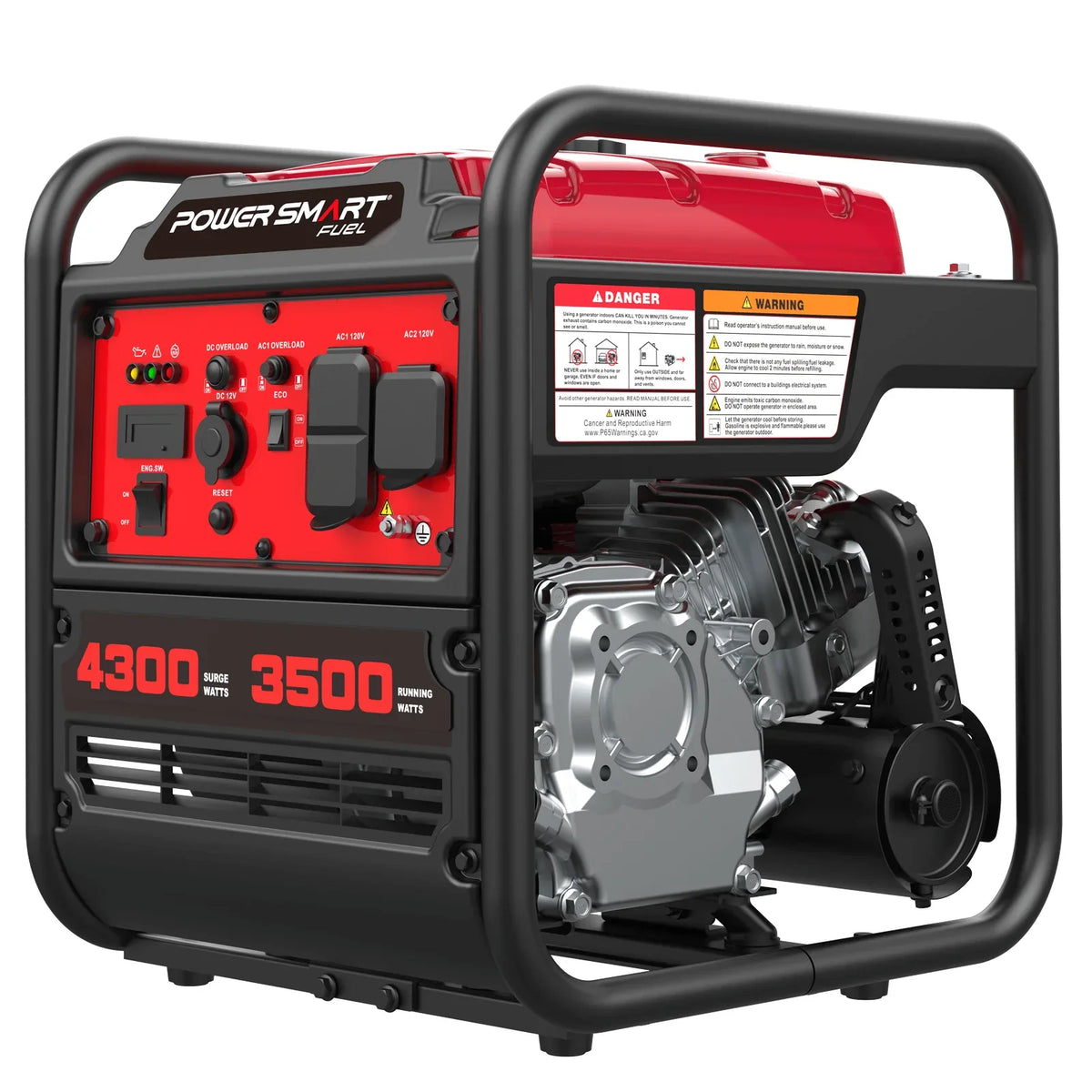 4300W Open Frame Gas Inverter Generator DB5041 product image for TrustyMall.