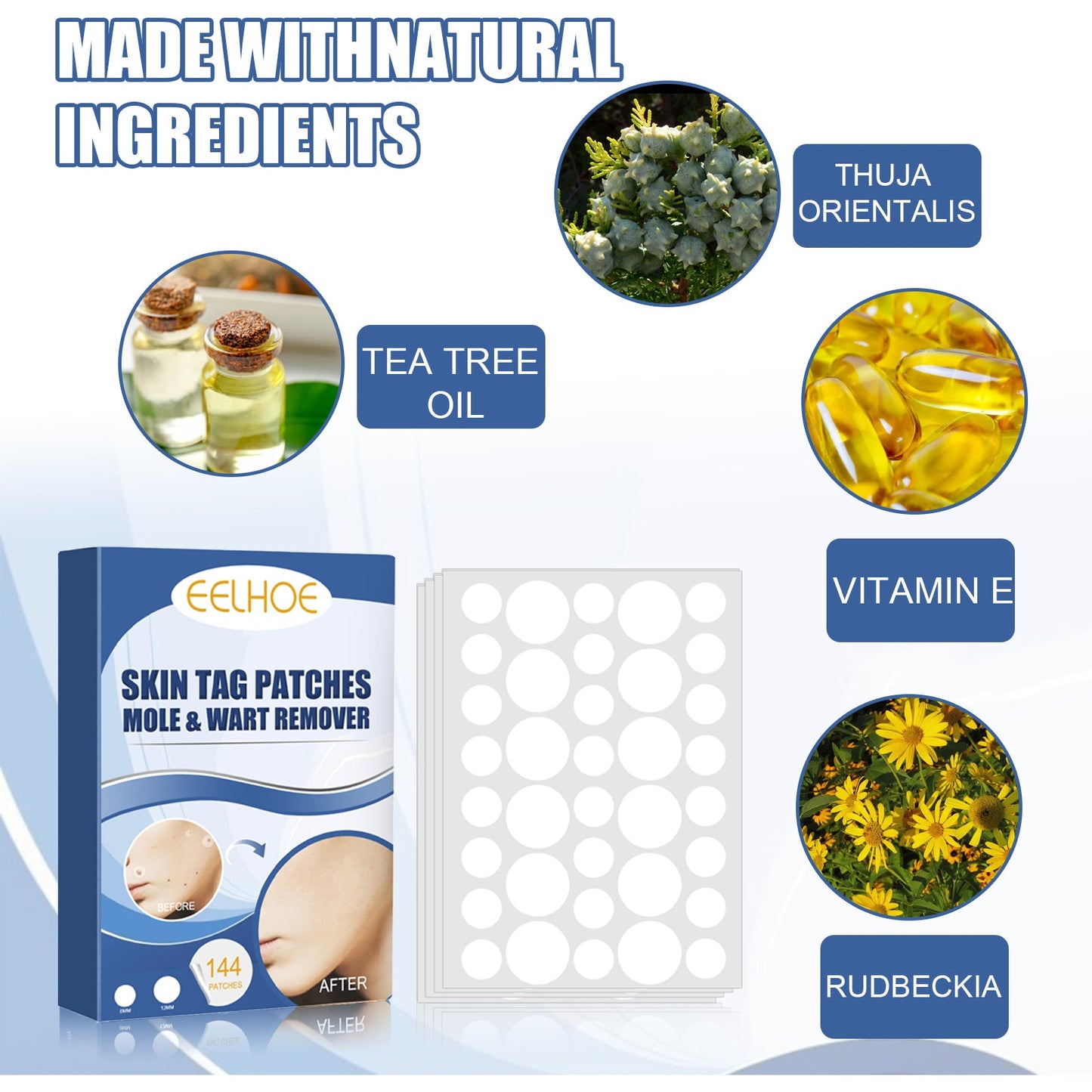 Kew Patch Gentle Cleaning Care Skin Face Neck Repair Smooth Skin Daily Care