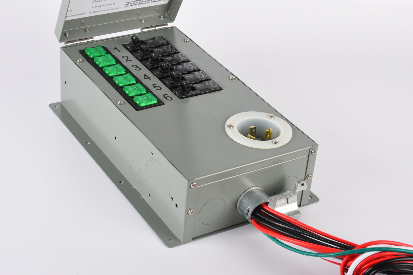 Refurbished - Nature's Generator 120V 30A 6-Circuit Manual Transfer Switch