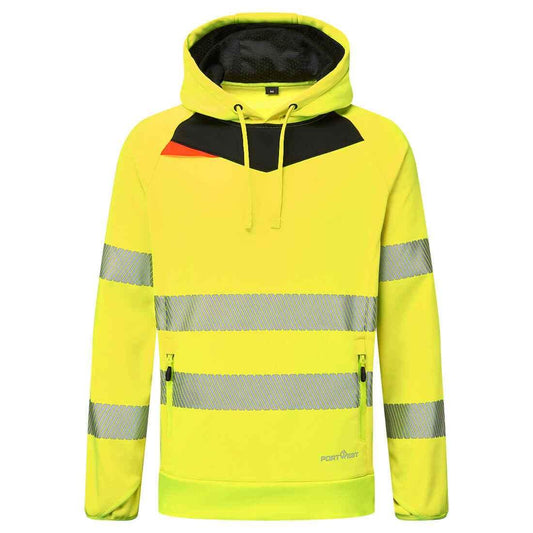 Sudadera DX4 de alta visibilidad con capucha