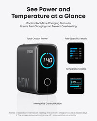 Anker Charger (140W, 4-Port, PD 3.1) with USB-C Cable - Trustymall