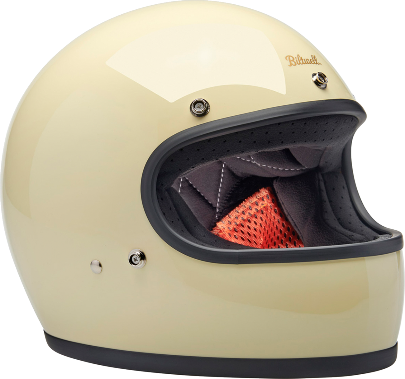 BILTWELL Gringo Helmet - Gloss White - Medium 1002-102-503