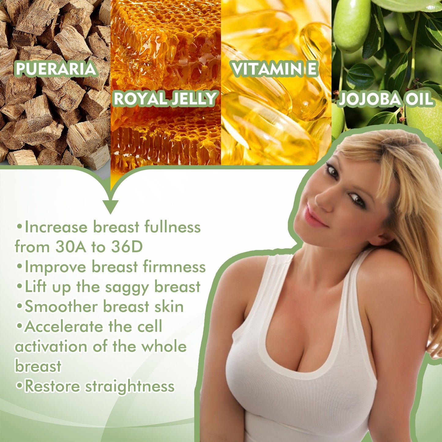 Breast Enhancement, Postpartum Breast Relaxation Firming And Lifting Firm Plump Breast Care Massage Cream