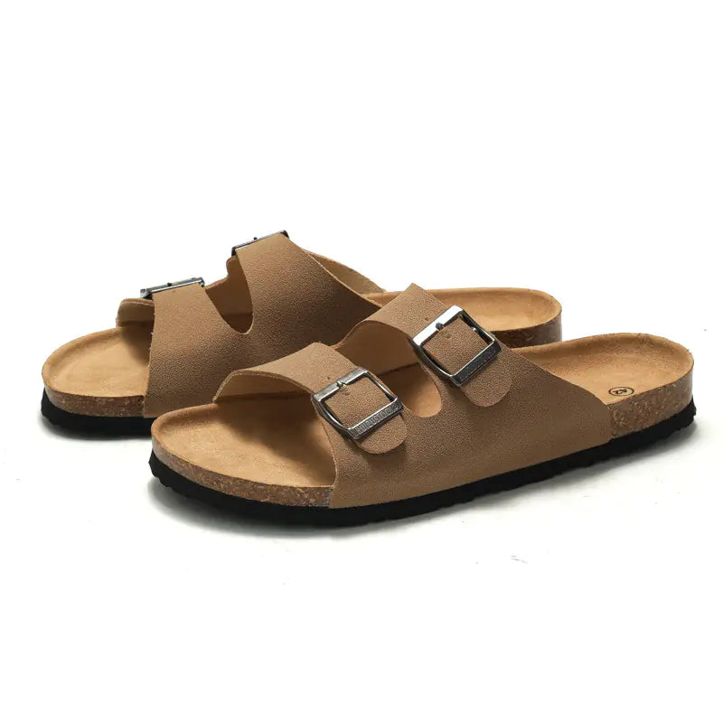 Men's Cork Slippers and Women's Beach Sandals