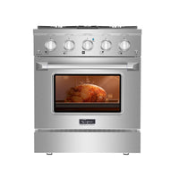 Empava 30GR07 30 in. Pro-Style Slide-In Single Oven Gas Range
