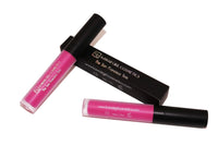 Close-up of vibrant hot pink Embarcadero Tint lip and blush cream with soft velvet texture