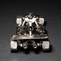 Scrap Metal Formula 1 Car, Steel Indy Car Figurine, Nuts and Bolts - Trustymall