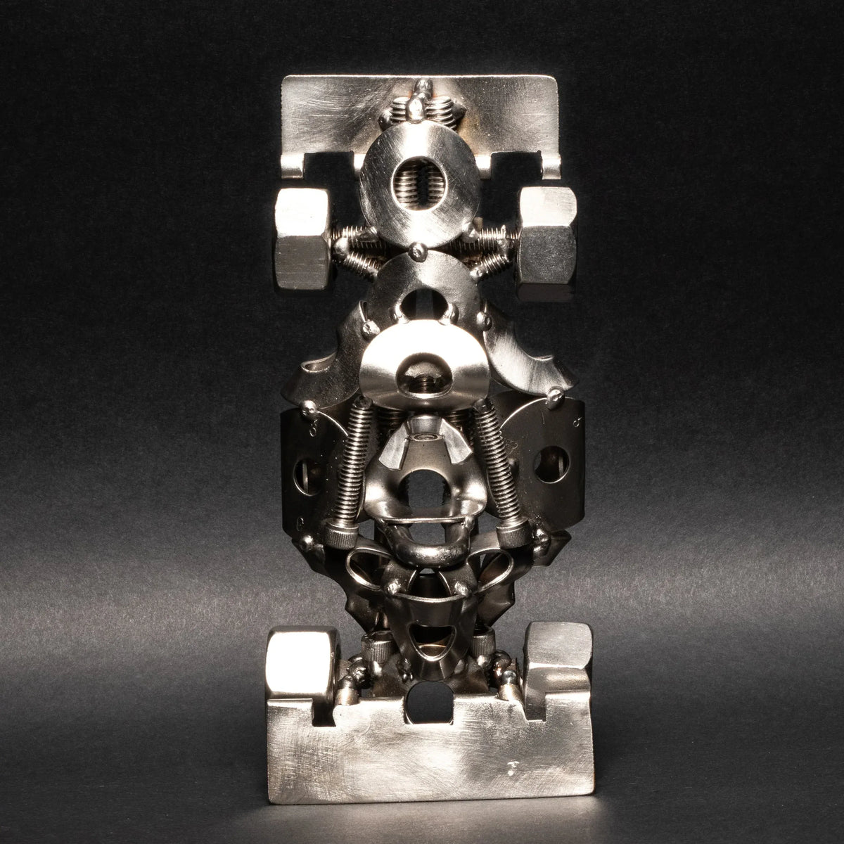 Scrap Metal Formula 1 Car, Steel Indy Car Figurine, Nuts and Bolts - Trustymall