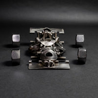 Scrap Metal Formula 1 Car, Steel Indy Car Figurine, Nuts and Bolts - Trustymall
