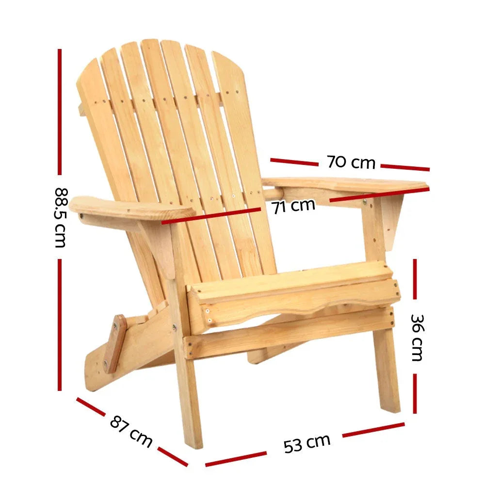Close-up of Hemlock wood wide armrest of Adirondack beach chair with sunlit background.