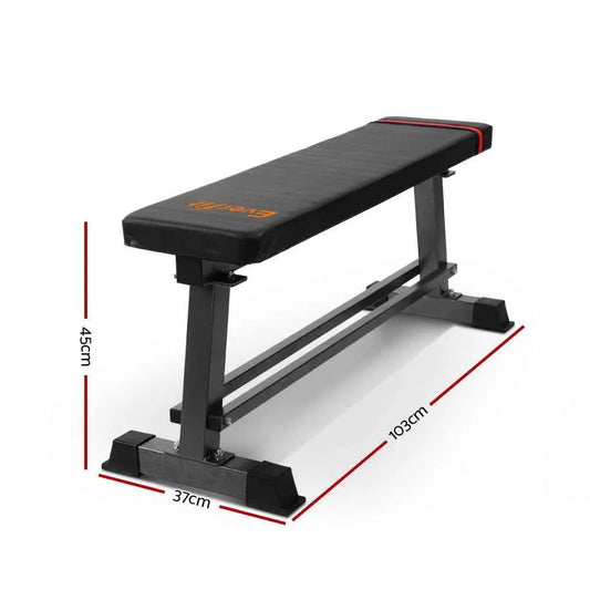 Everfit Weight Bench Flat Multi-Station Home Gym Squat Press Benches