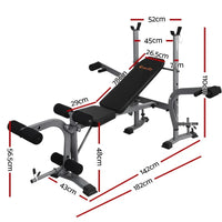 Everfit Multi Station Weight Bench Press Fitness Weights Equipment - Trustymall