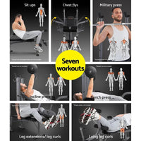 Everfit Weight Bench 8 in 1 Bench Press Adjustable Home Gym Station - Trustymall