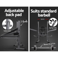 Everfit Multi Station Weight Bench Press Fitness Weights Equipment - Trustymall