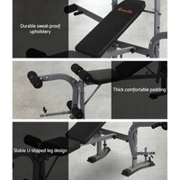 Everfit Weight Bench 8 in 1 Bench Press Adjustable Home Gym Station - Trustymall