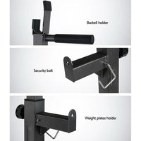 Everfit Weight Bench Adjustable Squat Rack Home Gym Equipment 300kg - Trustymall