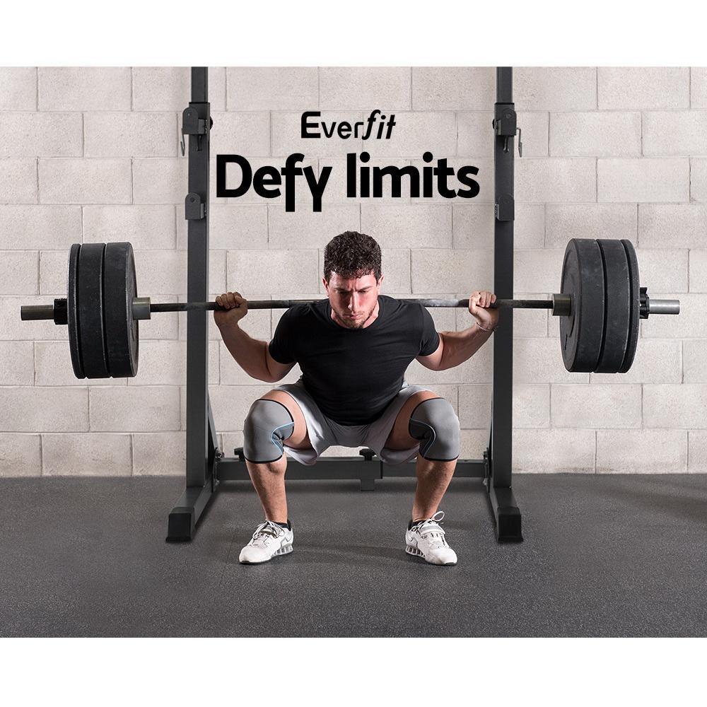 Everfit Weight Bench Adjustable Squat Rack Home Gym Equipment 300kg - Trustymall