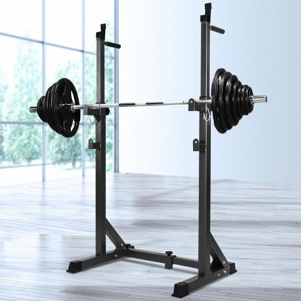 Everfit Weight Bench Adjustable Squat Rack Home Gym Equipment 300kg - Trustymall