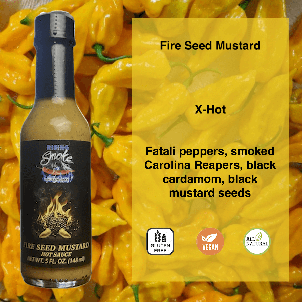 Fire Seed Mustard (5oz)