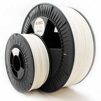 Big spool of frosty white FormFutura PLA 3D printer filament, 1.75 mm diameter